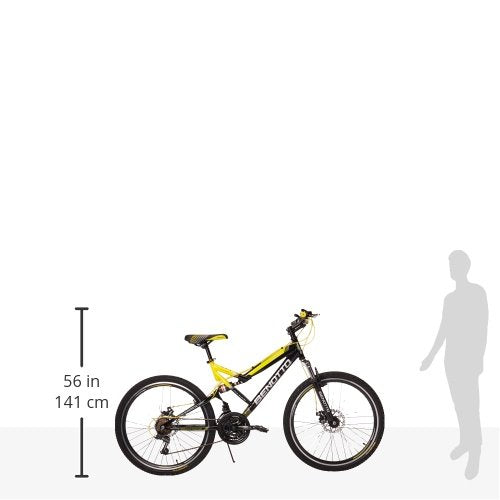 Benotto Bicicleta Navy MTB Acero R26 21V Hombre Shimano Frenos Doble Disco
