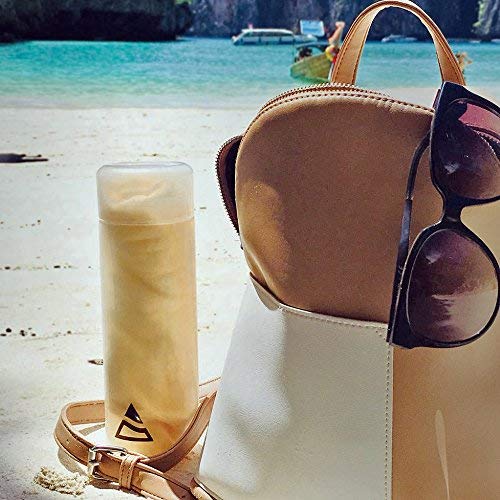 Toalla de Viaje - Alto Desempeño - PVA - Ligera Portátil Secado Instantáneo - Para Todo Tipo de Viaje o Vacaciones Playa Alberca Natación Camping Pesca Hiking Turismo Viajeros Caminata Backpacking Mochileros Ramblers Hombre y Mujer By RMBLR Supply