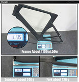 Super Light Monocoques - Marco de Fibra de Carbono para Bicicleta de Carretera con Tallo
