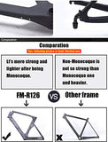 Super Light Monocoques - Marco de Fibra de Carbono para Bicicleta de Carretera con Tallo