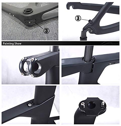 Super Light Monocoques - Marco de Fibra de Carbono para Bicicleta de Carretera con Tallo