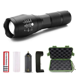 SEEDARY Linterna LED Militar Visión Nocturna, Herramientas, Portátil 1600 Lúmenes Lampara LED, Linterna para Bicicleta y Linterna Táctica.