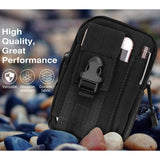SEEDARY Bolsa de Táctica de Sistema Molle,Bolsa Cintura Compacta Multi-fucional del Celular Monedero para Camping Escalada Senderismo al Aire Libre