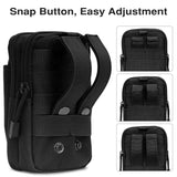 SEEDARY Bolsa de Táctica de Sistema Molle,Bolsa Cintura Compacta Multi-fucional del Celular Monedero para Camping Escalada Senderismo al Aire Libre
